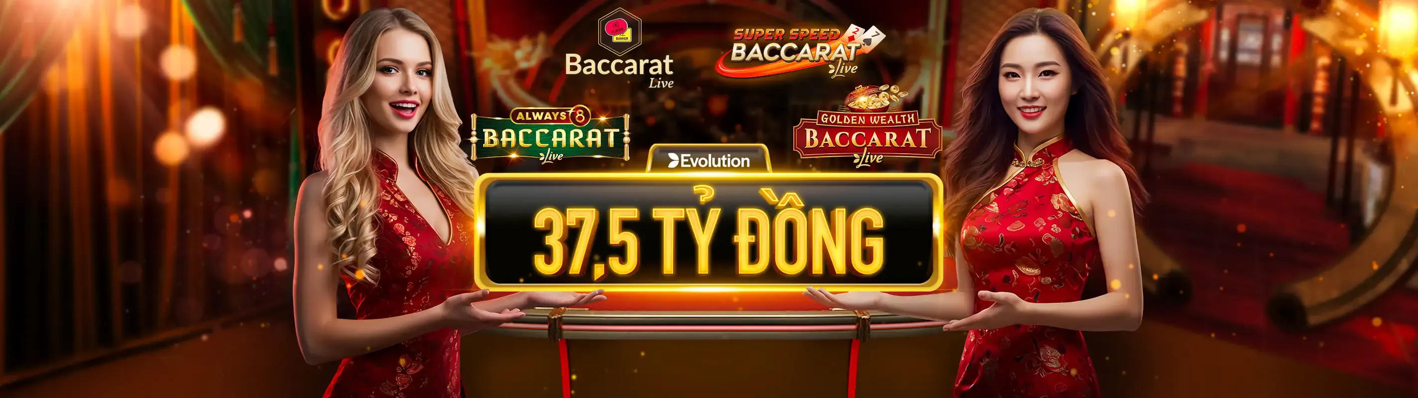 Hình ảnh sòng bạc ff66 trực tuyến với bàn Baccarat